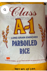 Picture of A1 PARBOILED RICE 25LBS